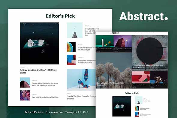 Abstract_Blog_Magazine_Elementor_Template_Kit_Download