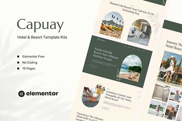 Capuay_Hotel_Resort_Elementor_Template_Kit_Download