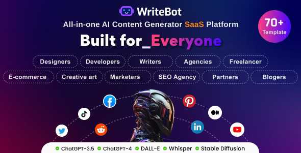 PHP_script_WriteBot_AI_Content_Generator_SaaS_Platform